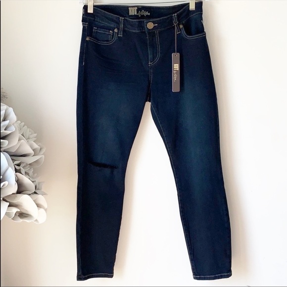 KUT from the KLOTH Ripped Knee Skinny Jean 10 - Picture 1 of 6